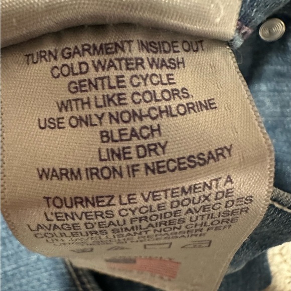 Nydj Marilyn Crop Cuffed Rhinestone Hem Size 10 - Picture 11 of 14